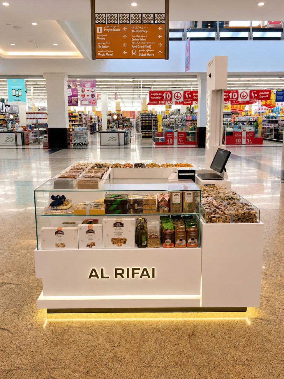 Al Rifai Roastery — Full Kiosk, Hypermarket Entrance