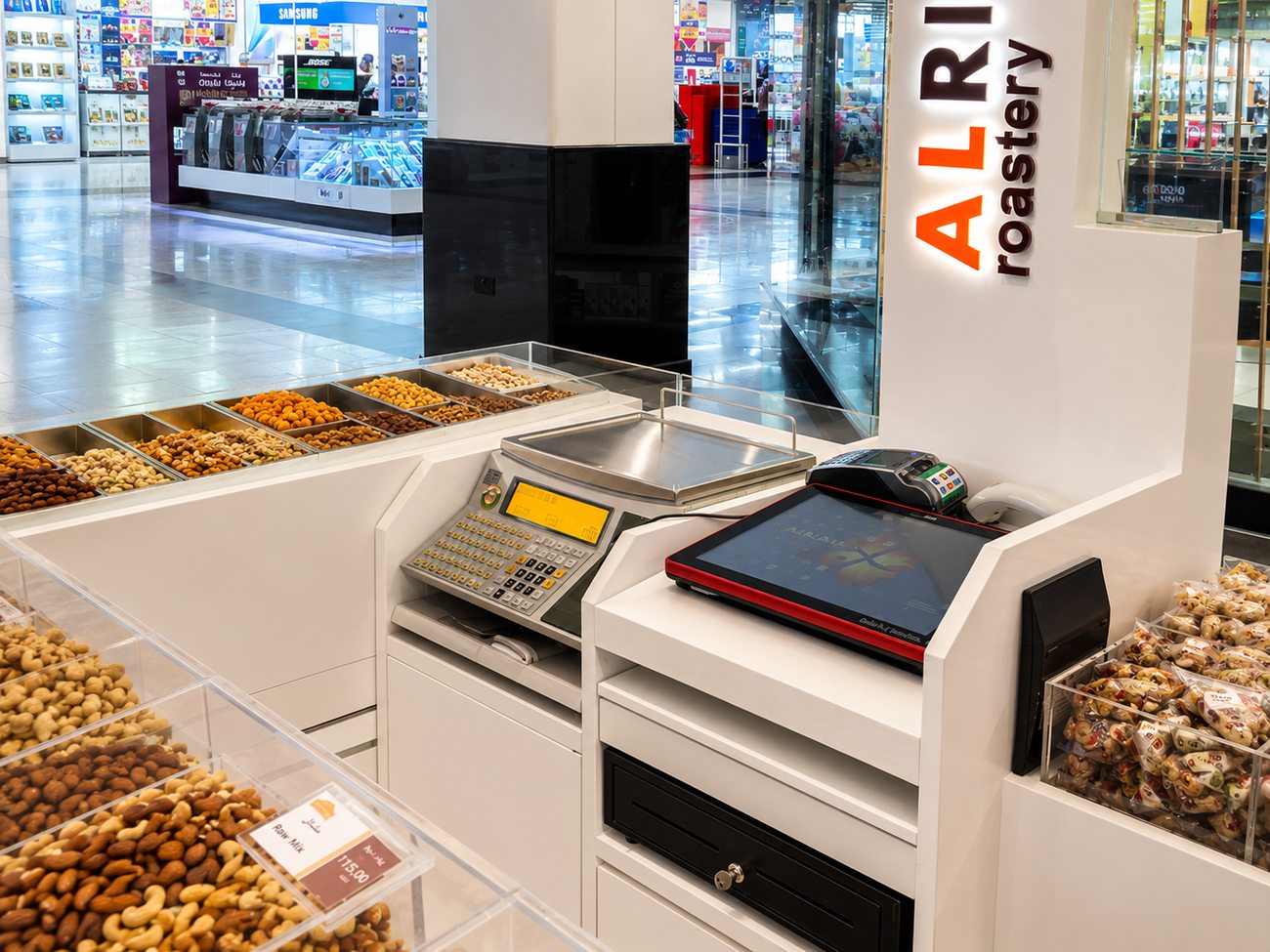 Al Rifai Roastery — POS Counter & Service Till