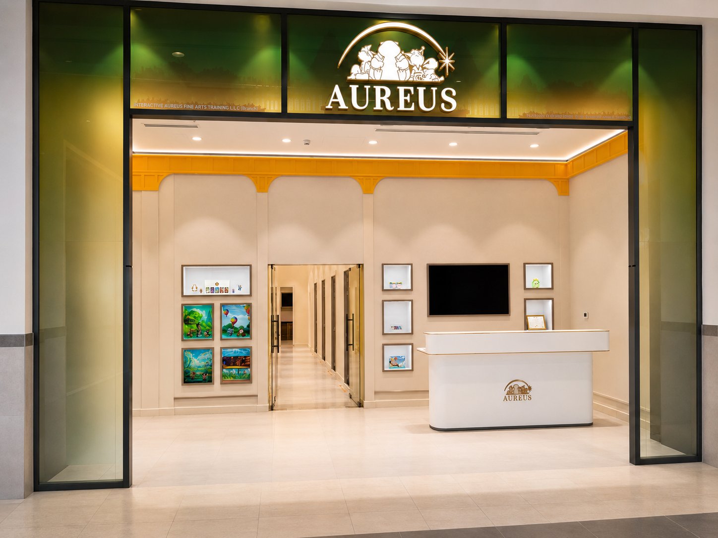 Aureus Music Academy Storefront Centered View, Springs Souk