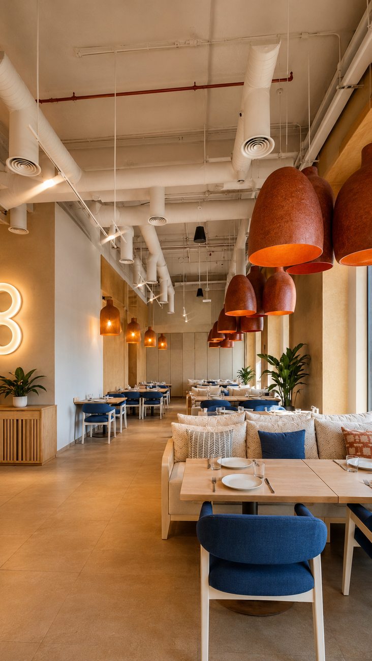Dining Room & Banquette Seating, Awani, Dubai Hills Mall