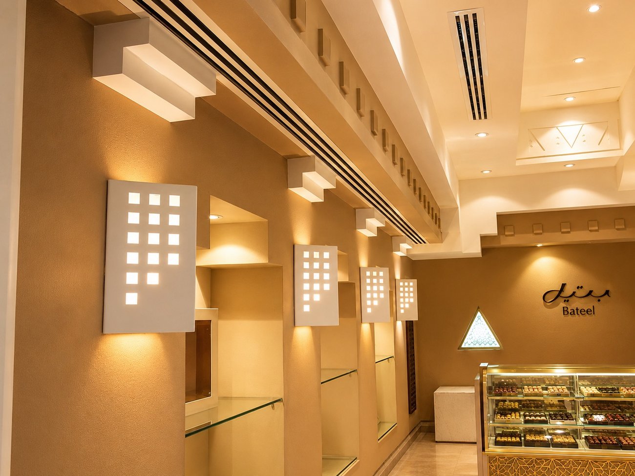 Bateel Display Niches, Stained Glass Corridor, BurJuman Mall, Bur Dubai
