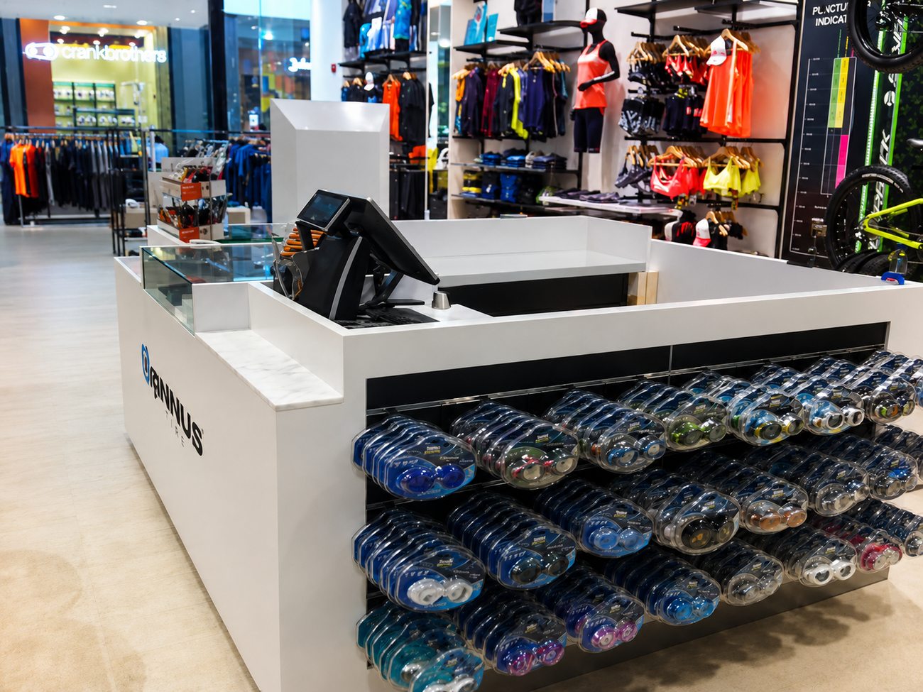 Beyond Fitness Cycling Apparel, Cannus Service Counter, City Centre Me'aisem