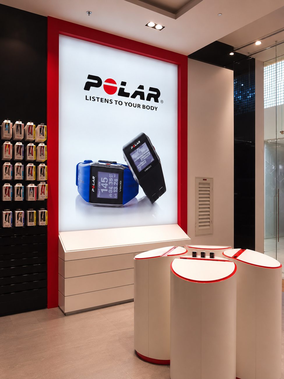 Beyond Fitness Polar Brand Lightbox Display, City Centre Me'aisem