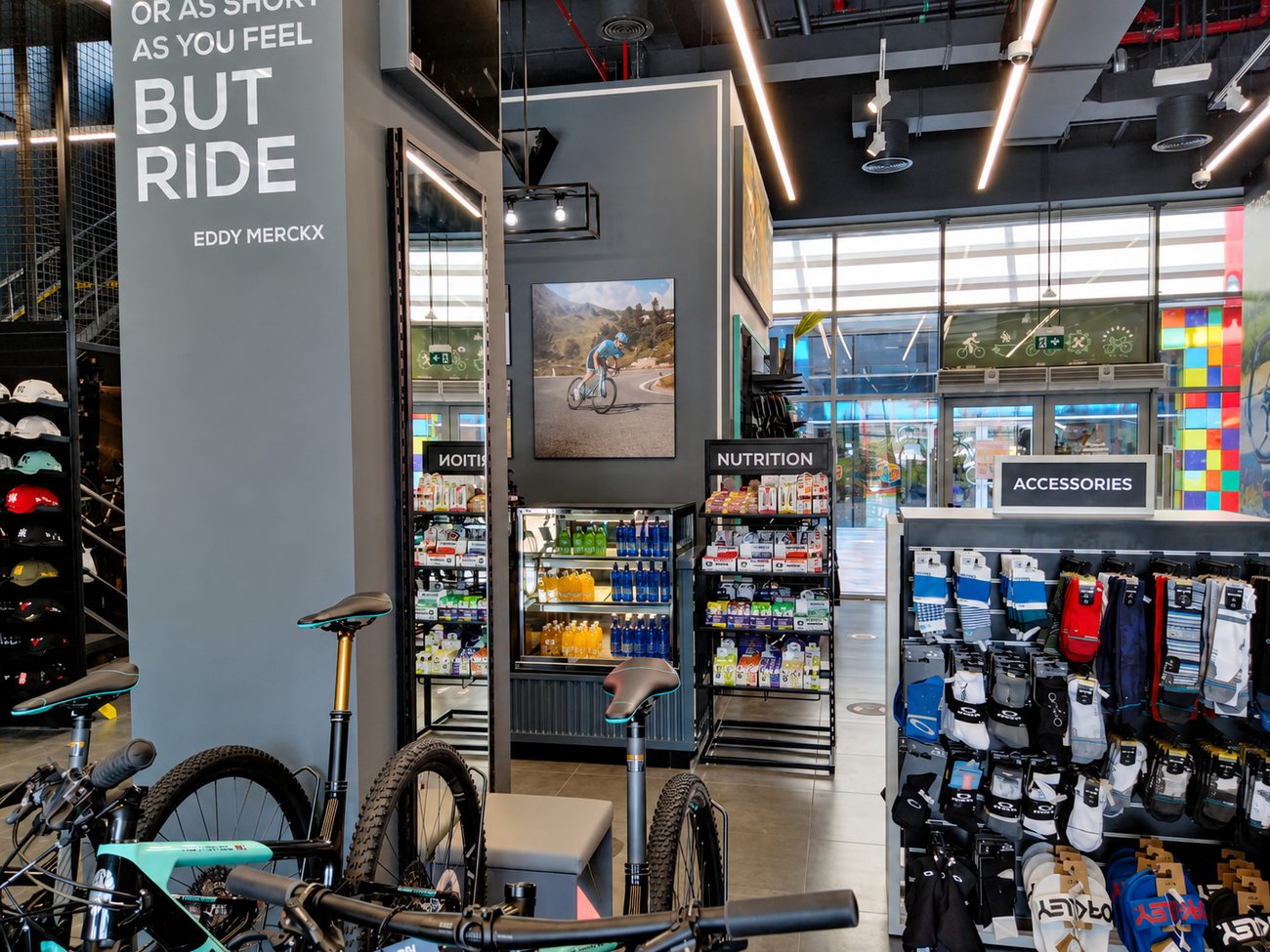 Accessories Wall & Quote, Beyond The Bike, Al Zeina, Abu Dhabi