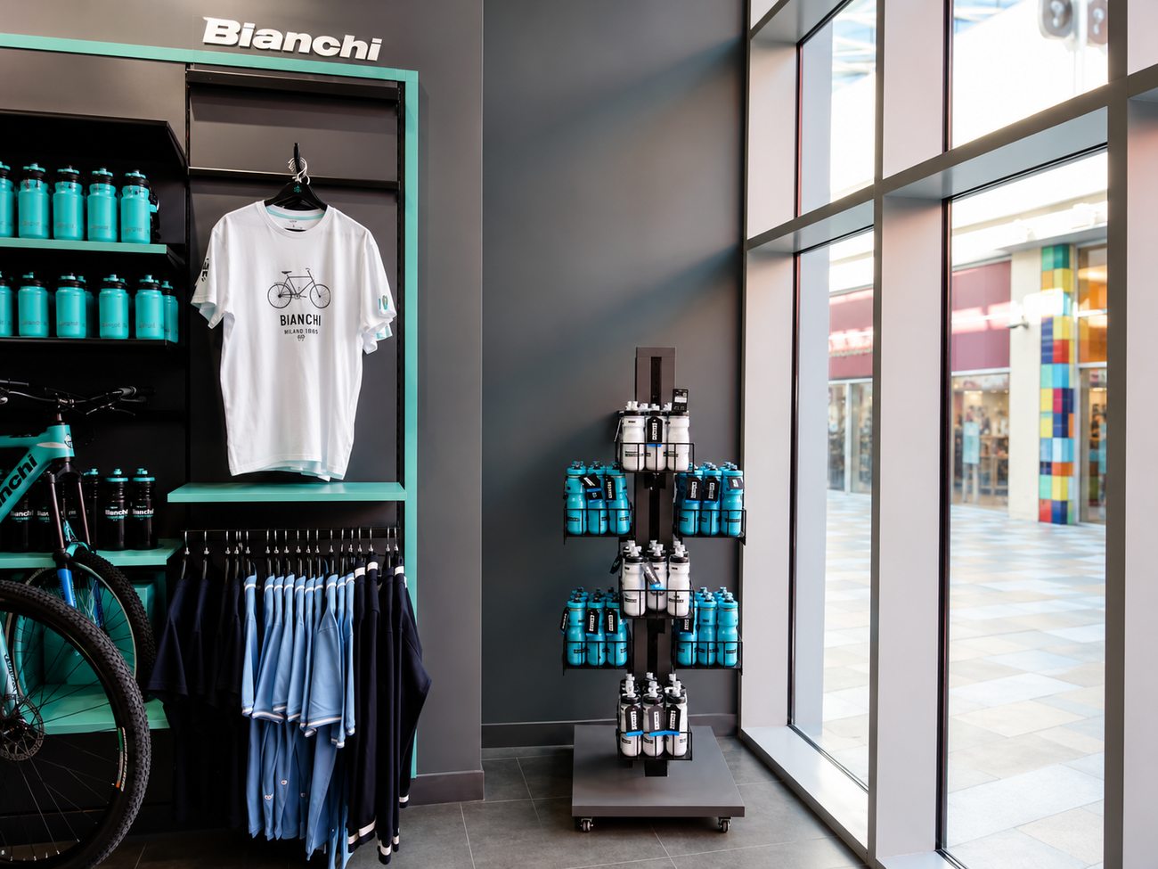Bianchi Corner Display, Beyond The Bike, Al Zeina, Abu Dhabi