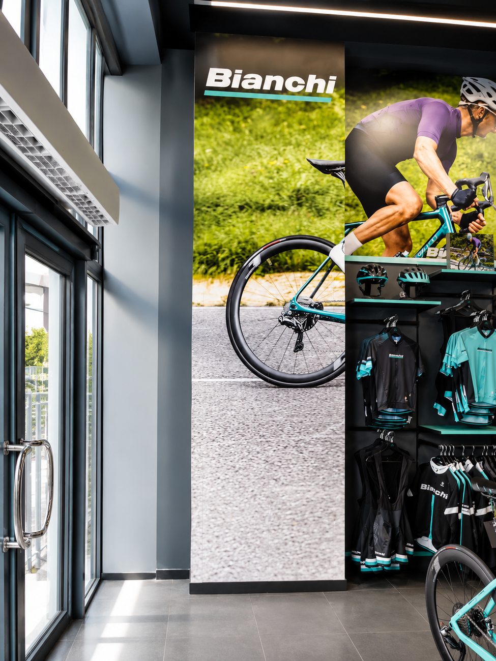 Bianchi Wall, Second Angle, Beyond The Bike, Al Zeina, Abu Dhabi
