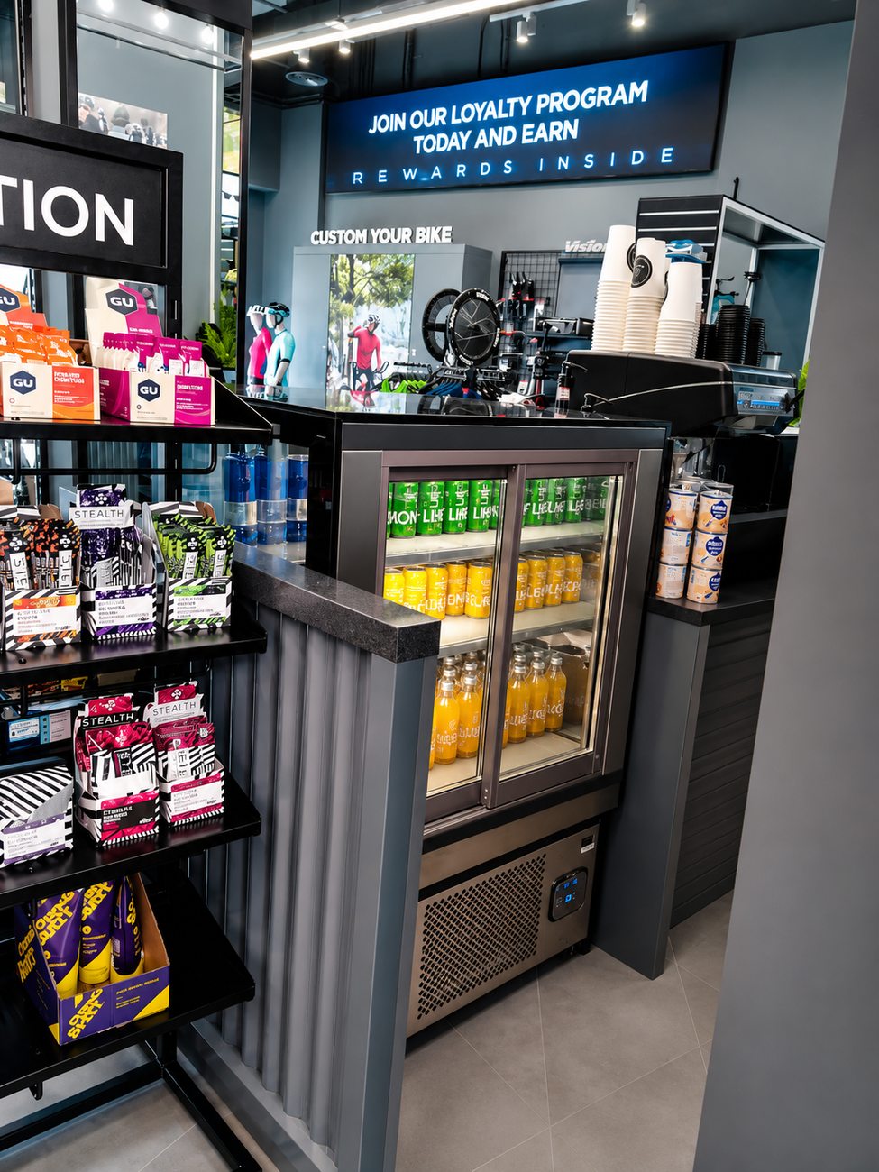 Nutrition Counter, Second View, Beyond The Bike, Al Zeina, Abu Dhabi