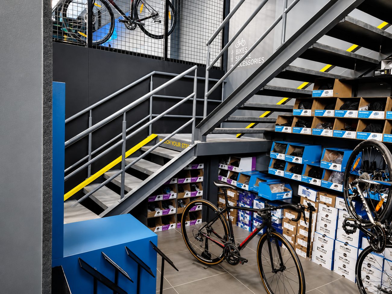 Staircase & Wayfinding, Beyond The Bike, Al Zeina, Abu Dhabi