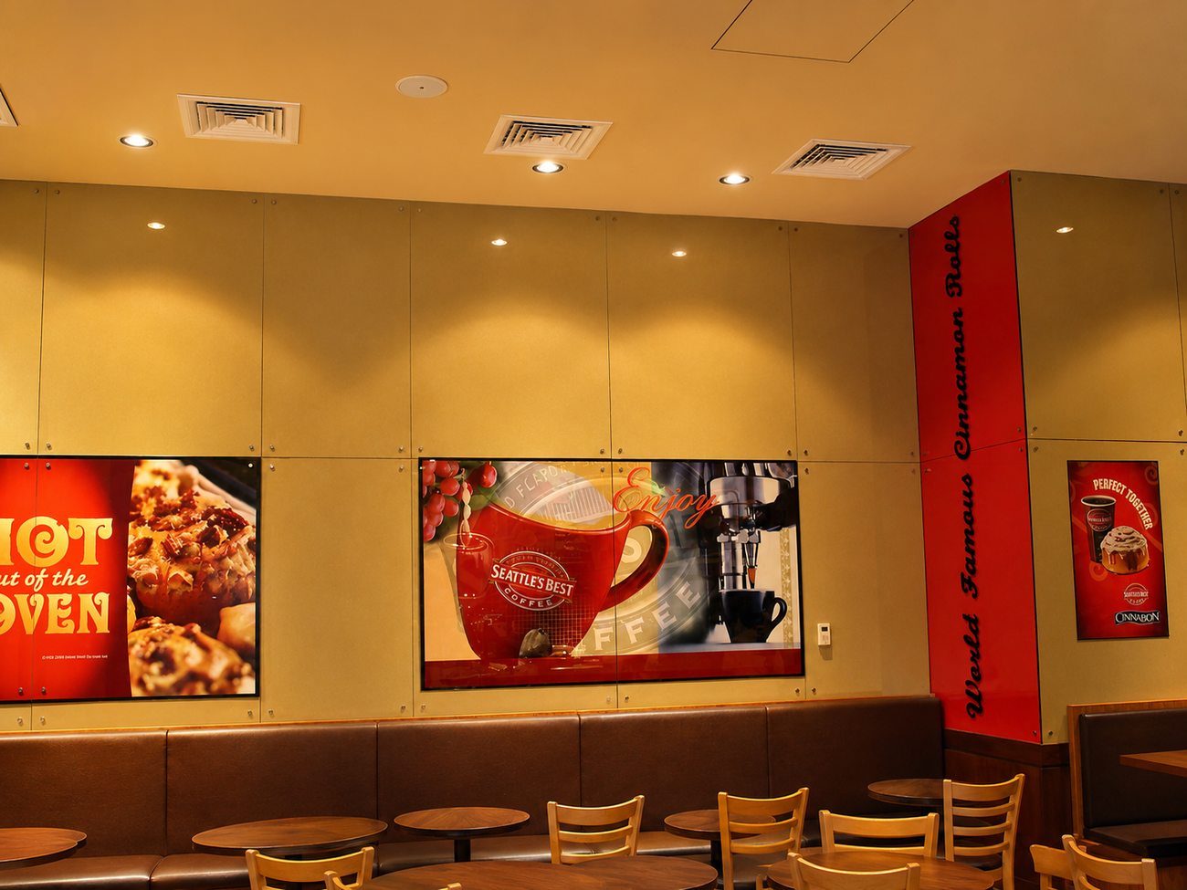 Cinnabon and Seattle's Best Coffee fit-out, Mall of the Emirates
