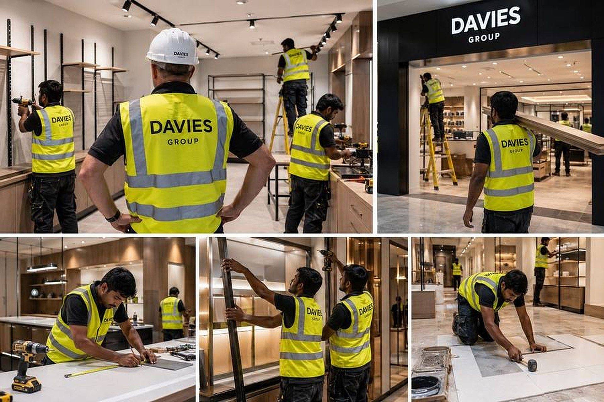 Davies Group UAE team on site, Dubai
