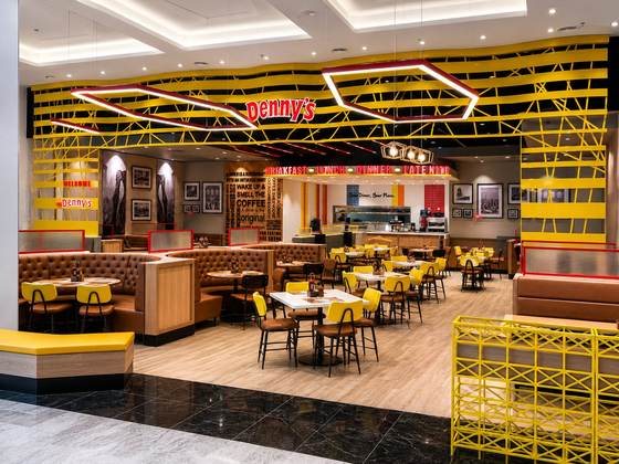 Denny's Storefront Entrance, Festival Plaza, Dubai