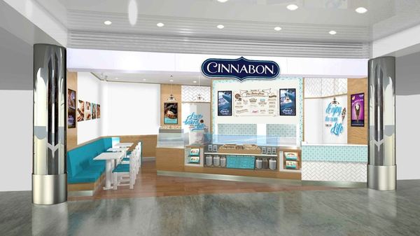 Cinnabon interior design concept visual by Davies Group UAE