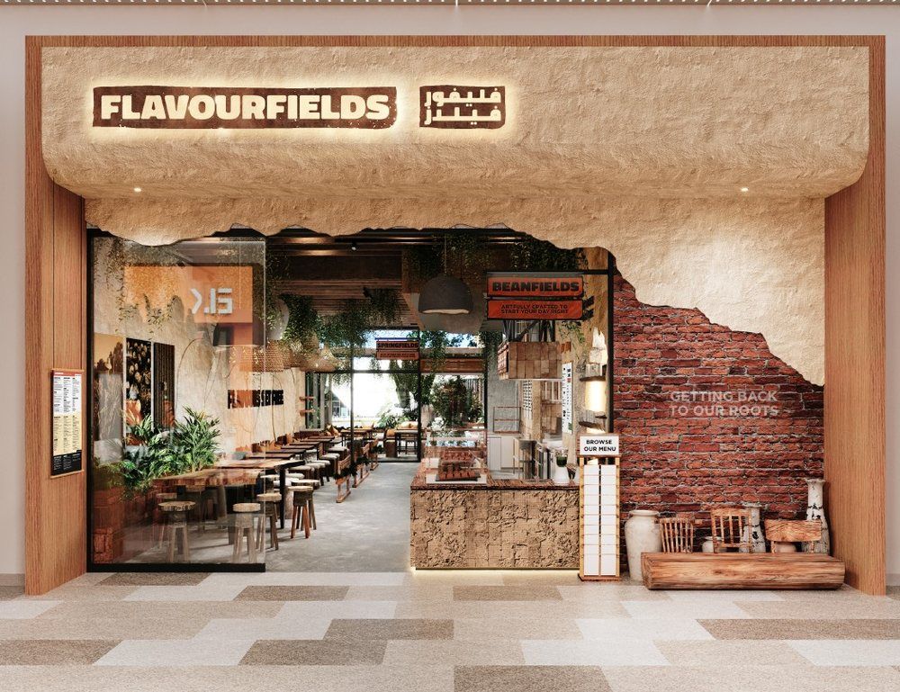 Flavour Fields interior design concept visual, second view, by Davies Group UAE