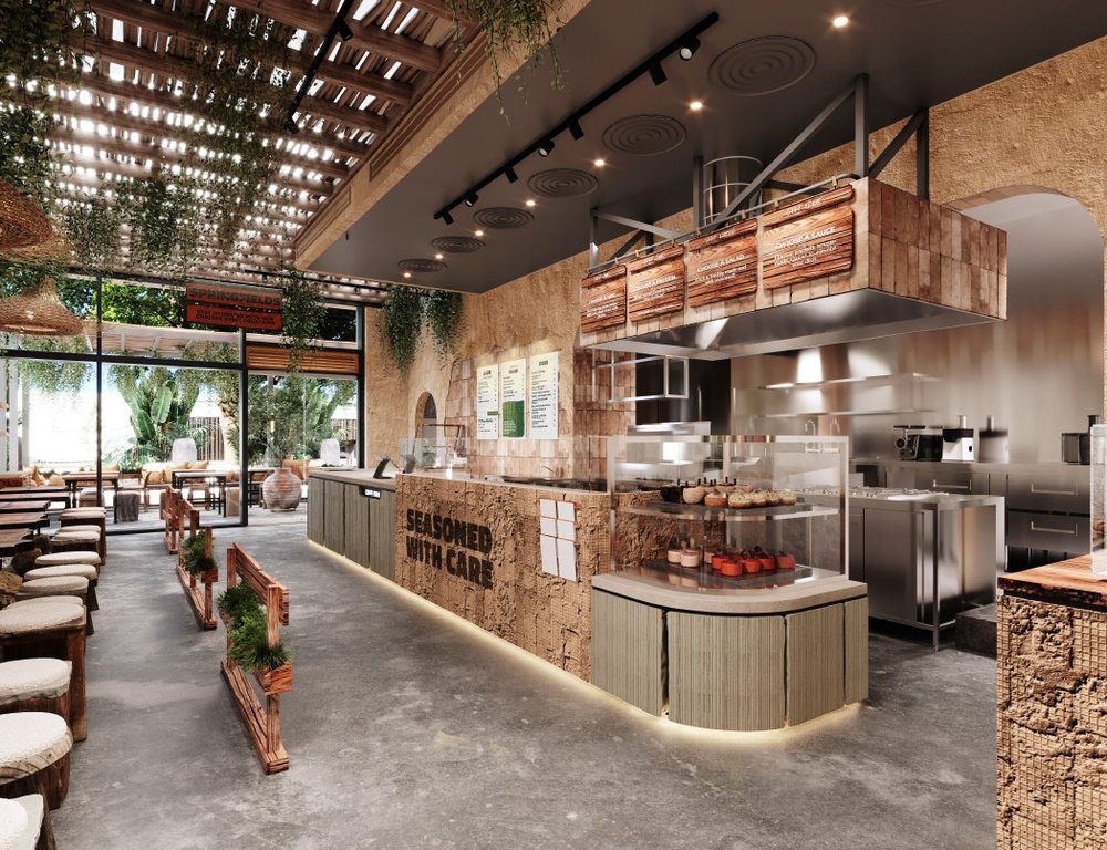 Flavour Fields interior design concept visual by Davies Group UAE