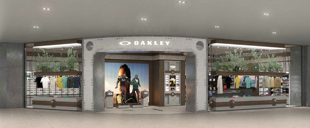 Oakley Al Jimi Mall interior design concept visual by Davies Group UAE