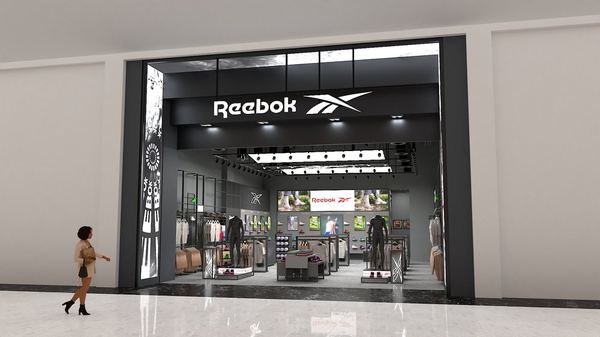 Reebok interior design concept visual, second view, by Davies Group UAE