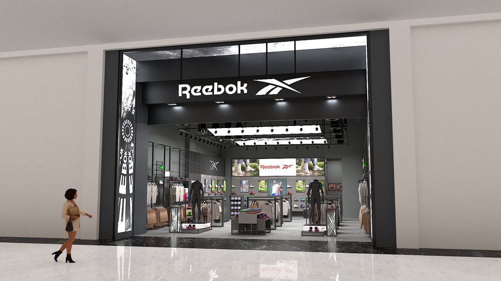 Reebok interior design concept visual, second view, by Davies Group UAE