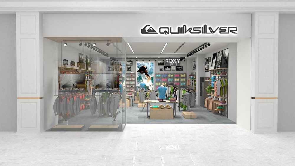 Quiksilver interior design concept visual by Davies Group UAE