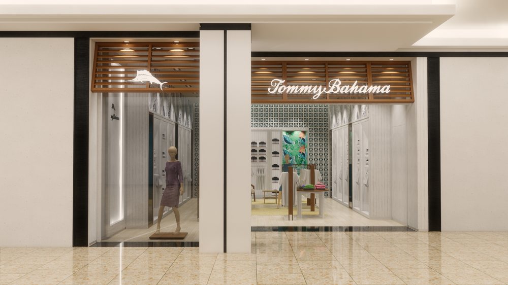 Tommy Bahama interior design concept visual by Davies Group UAE