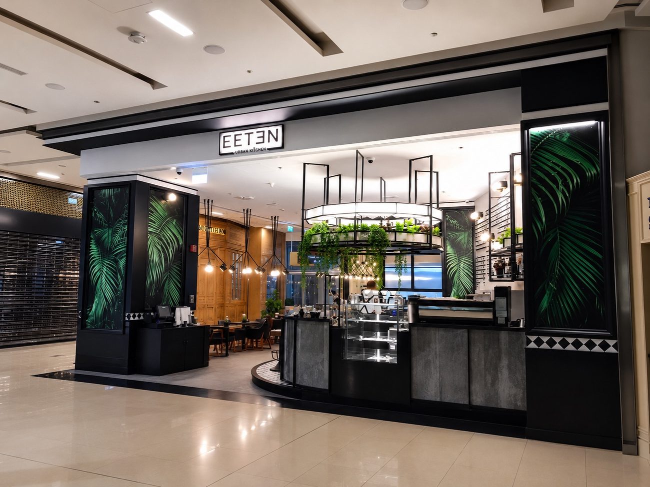 EETEN Urban Kitchen storefront, Dubai Marina Mall by Davies Group UAE