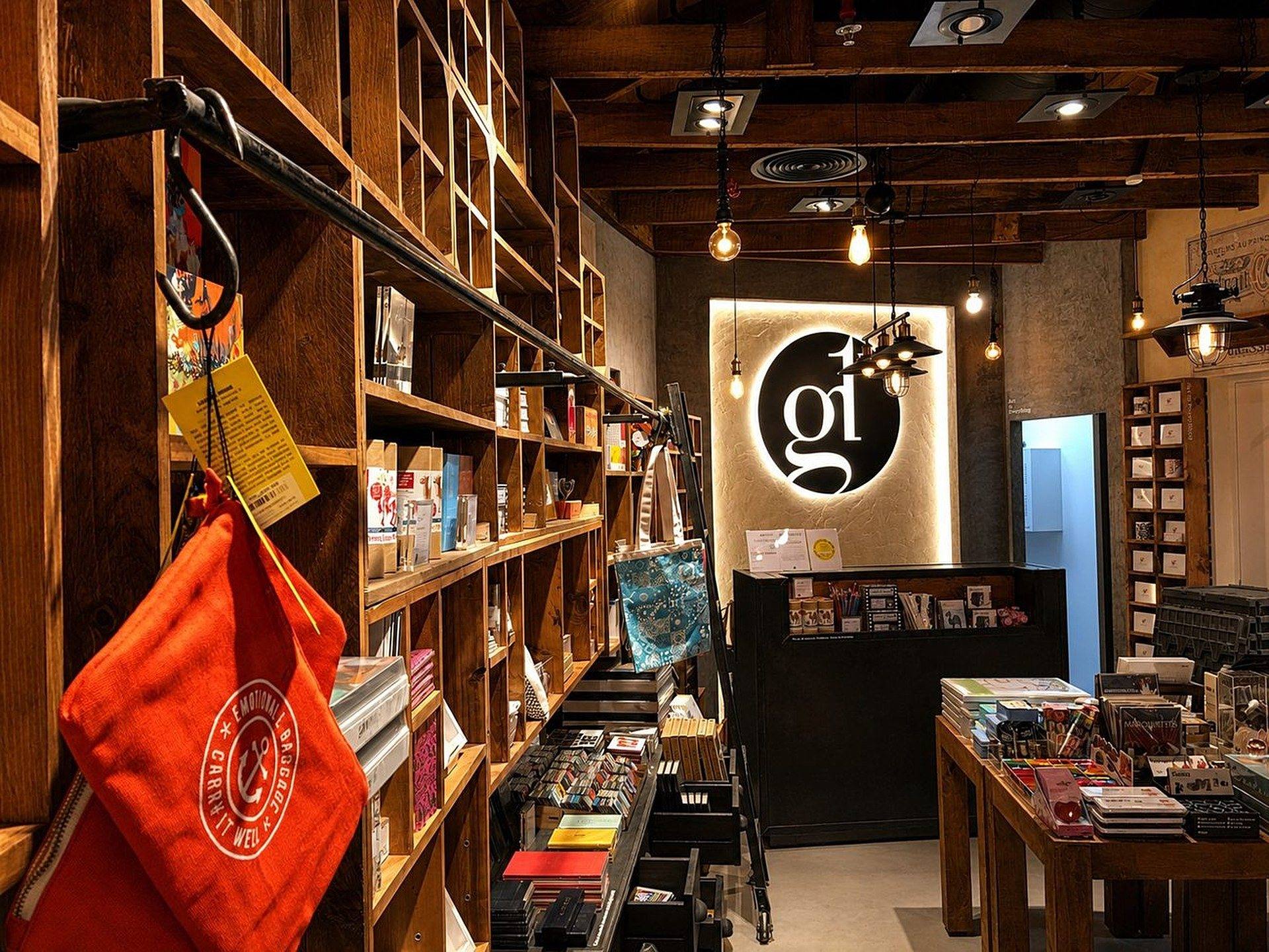 Gallery One full shop view with g1 logo, Riverland Dubai