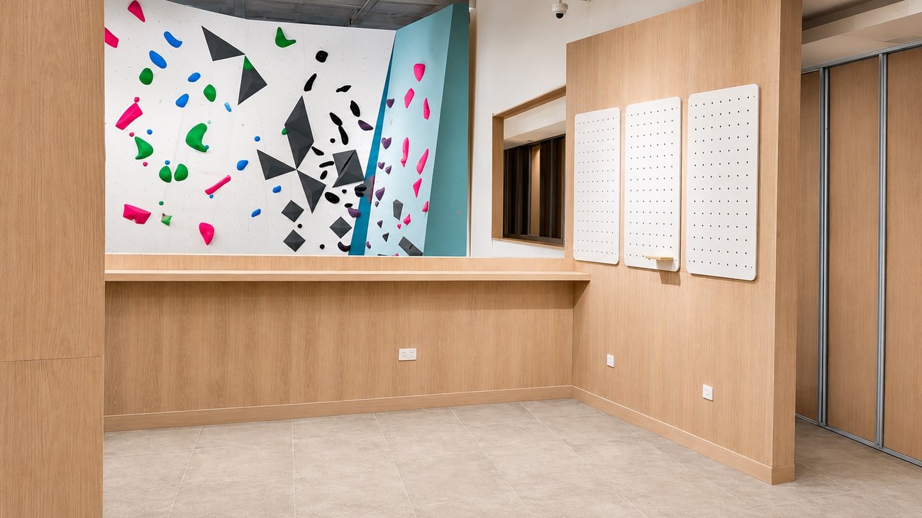Go Climb Sports Diamond Hold Feature Wall, Training Panels, Junction Mall