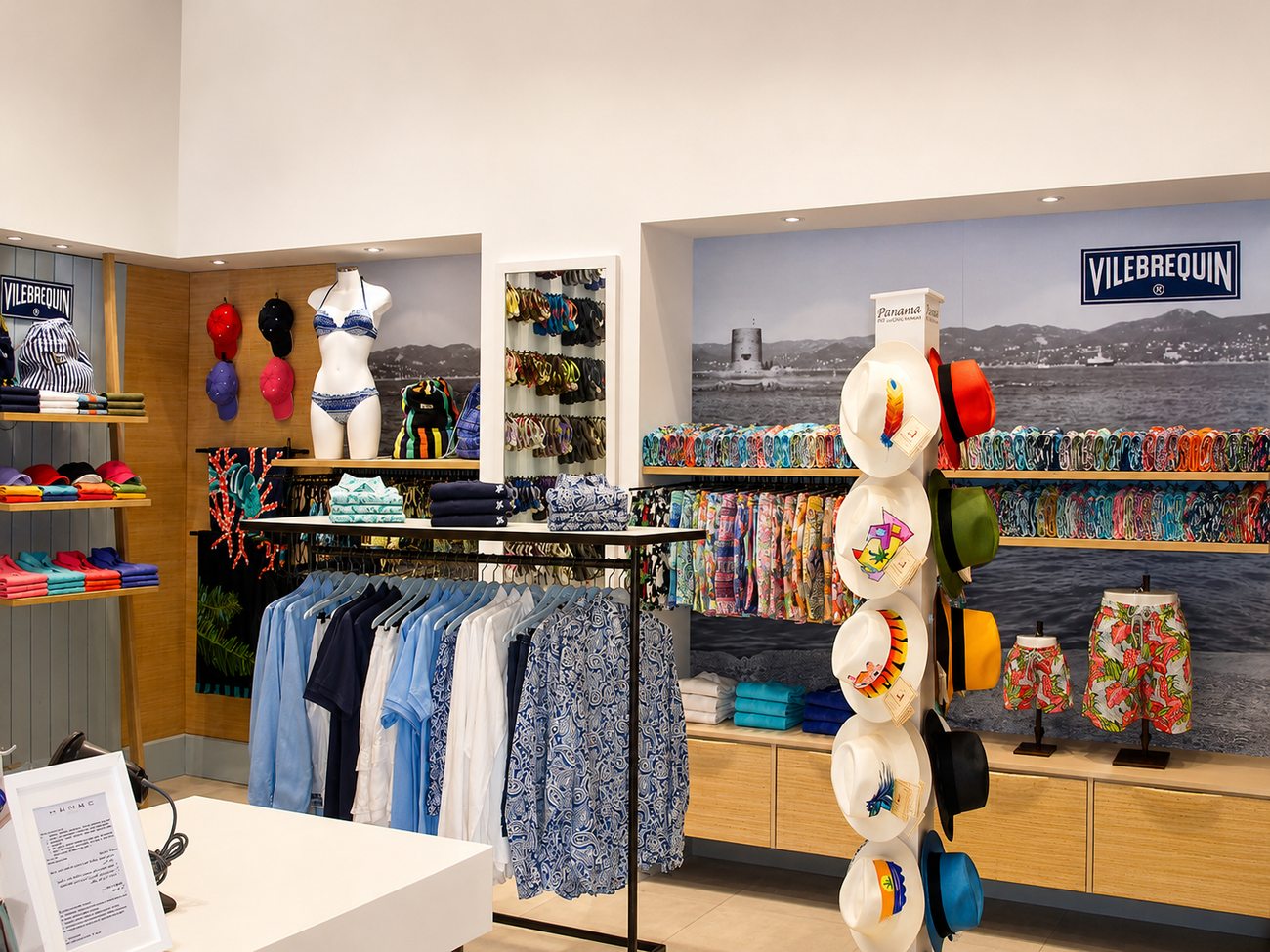 Hamac — Vilebrequin Hats & Flip-Flops Display