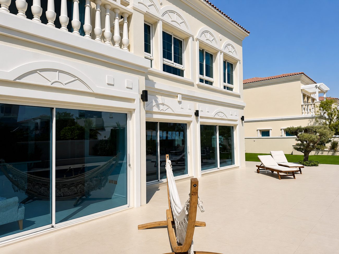 JVT Villa — Exterior Rear Facade & Pool Terrace