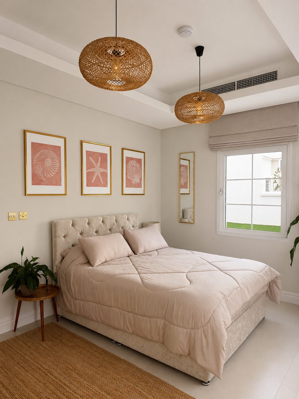 JVT Villa — Guest Bedroom, Coastal Artwork