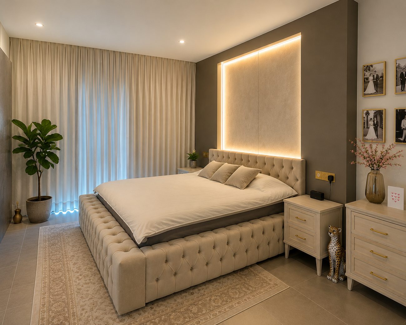 JVT Villa — Master Bedroom, Wide View