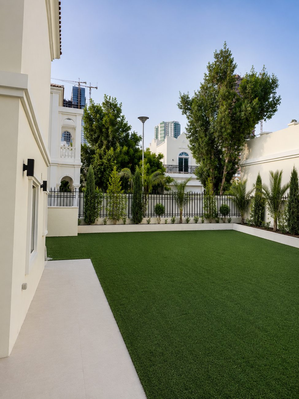 JVT Villa — Rear Garden, Artificial Lawn