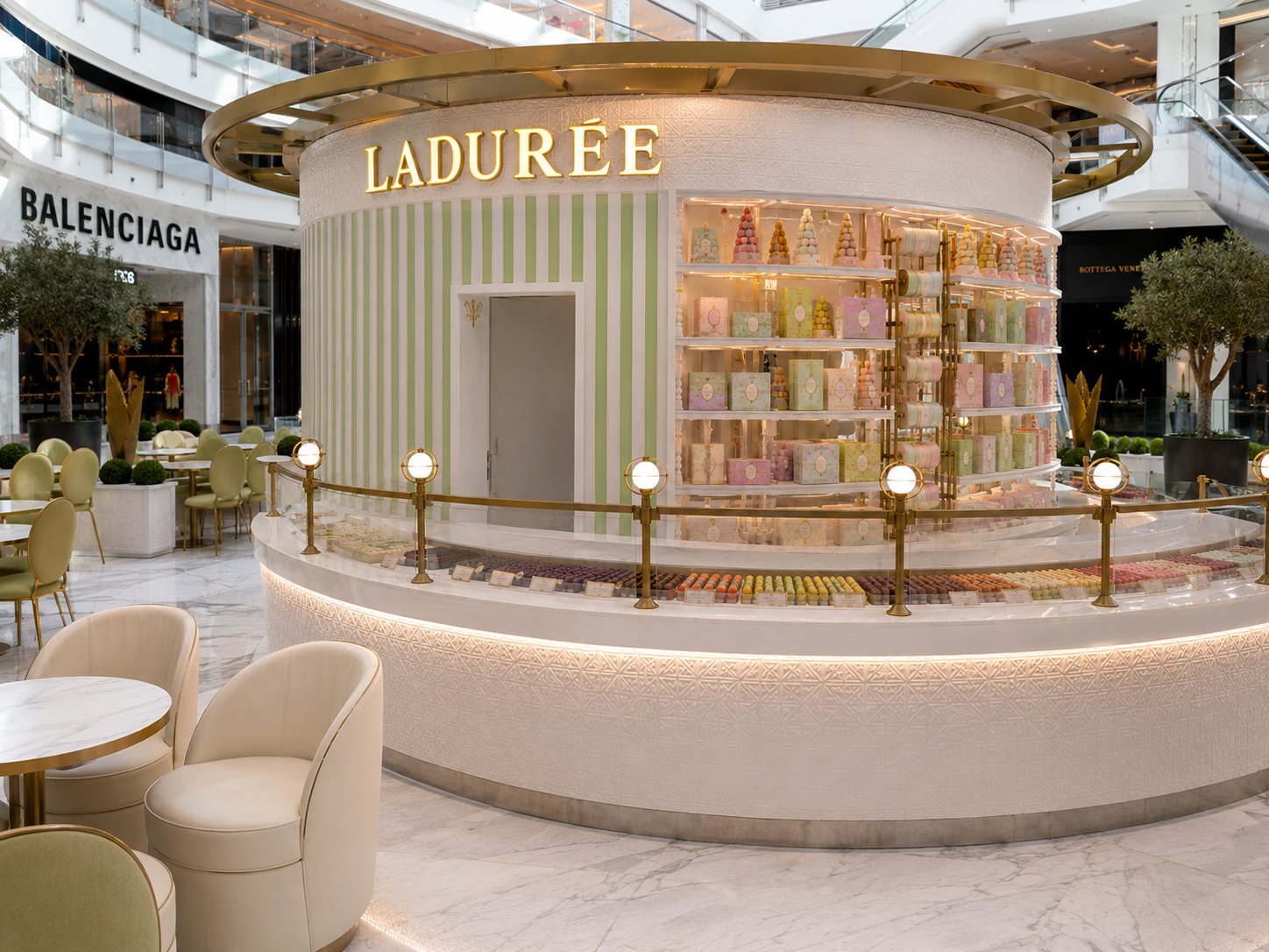 Ladurée fit-out by Davies Group UAE
