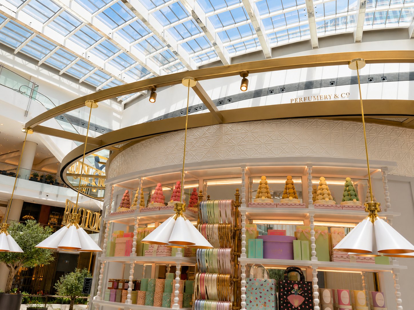 Ladurée gifting shelf display, Fashion Avenue by Davies Group UAE