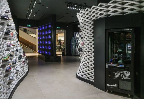 Presented By bespoke display counter joinery, The Dubai Mall, by Davies Group UAE