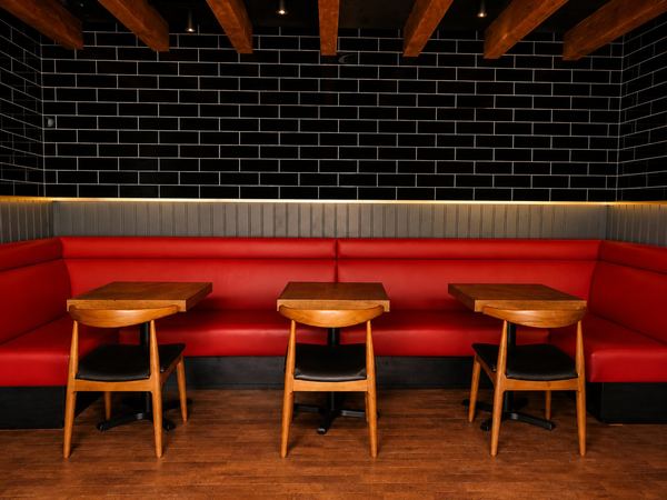 Pitfire Pizza dining area, JVC by Davies Group UAE