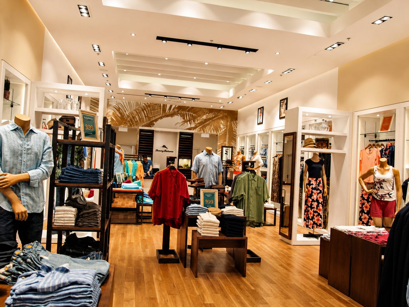 Tommy Bahama Central Display Tables, Mirdiff City Centre