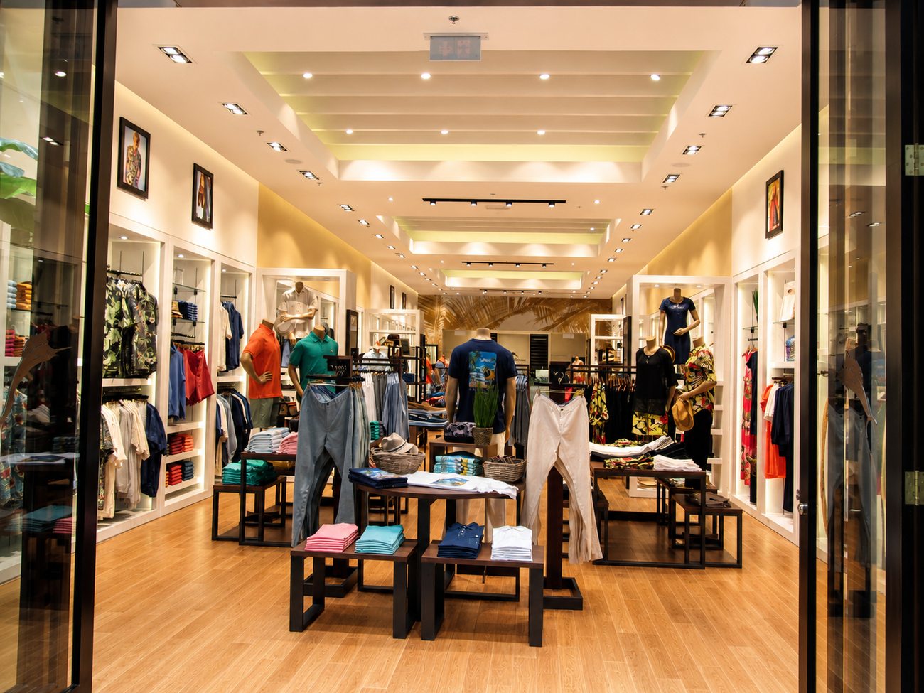 Tommy Bahama Store Interior, Wide View, Mirdiff City Centre