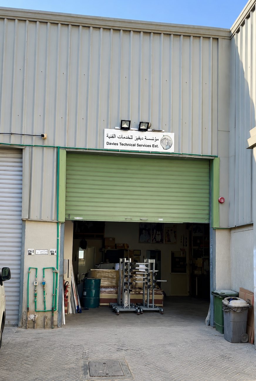 Davies Group Workshop exterior entrance signage