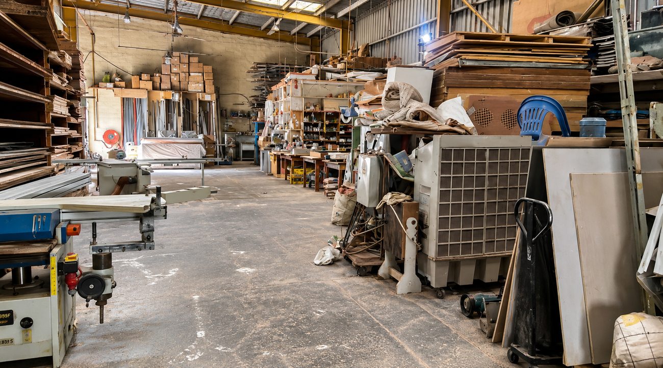 Davies Group Workshop — Machinery & Materials Storage