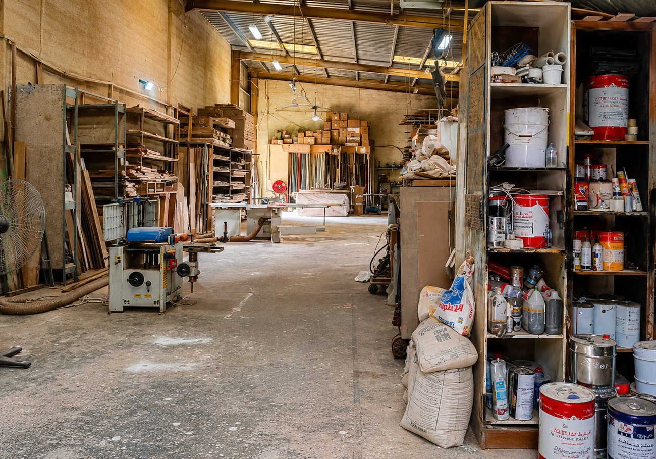 Davies Group Workshop — Materials & Adhesive Storage
