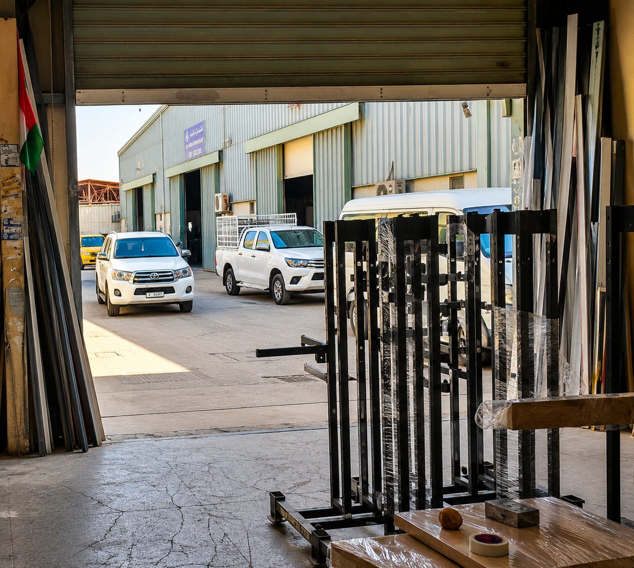 Davies Group Workshop — Yard & Loading Door