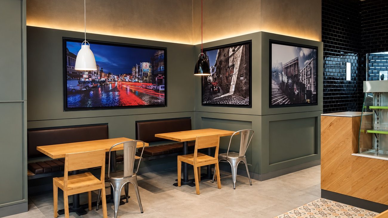 Zaatar w Zeit — Dining Area, Framed Street Photography